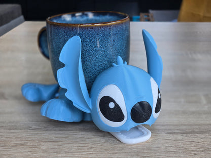 Suporte para copo com o Stitch