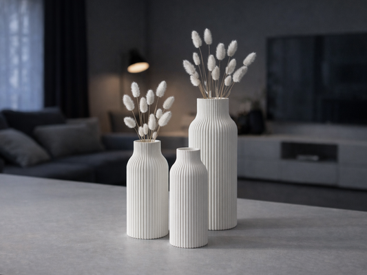 Coleção NORDÉ de vasos decorativos simples