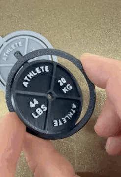 Chaveiro Academia Fidget Spinner Personalizar