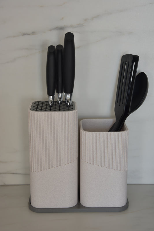 Bloco de Facas & Porta-Utensílios