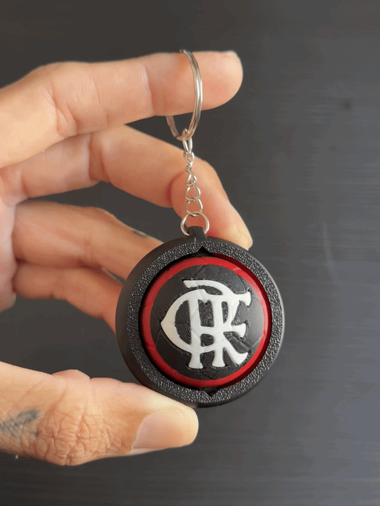 Chaveiro Giratório Flamengo Multicor