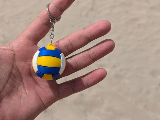 Chaveiro de Voleibol Multicolorido