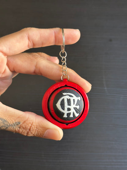 Chaveiro Giratório Flamengo Multicor